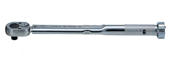 Динамометрический ключ с рифленой металлической ручкой QLMH